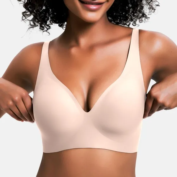 Jelly Wireless Womens Comfortable Push Up Bra